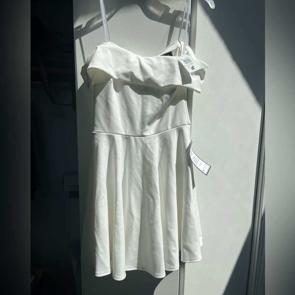 White off the shoulder dress